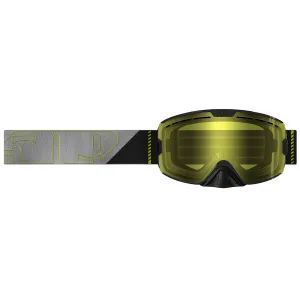 509 F02001300-000-505 Kingpin Goggle Quick Swap Anti Fog Scratch Lens Dual Pane Lemon Pop