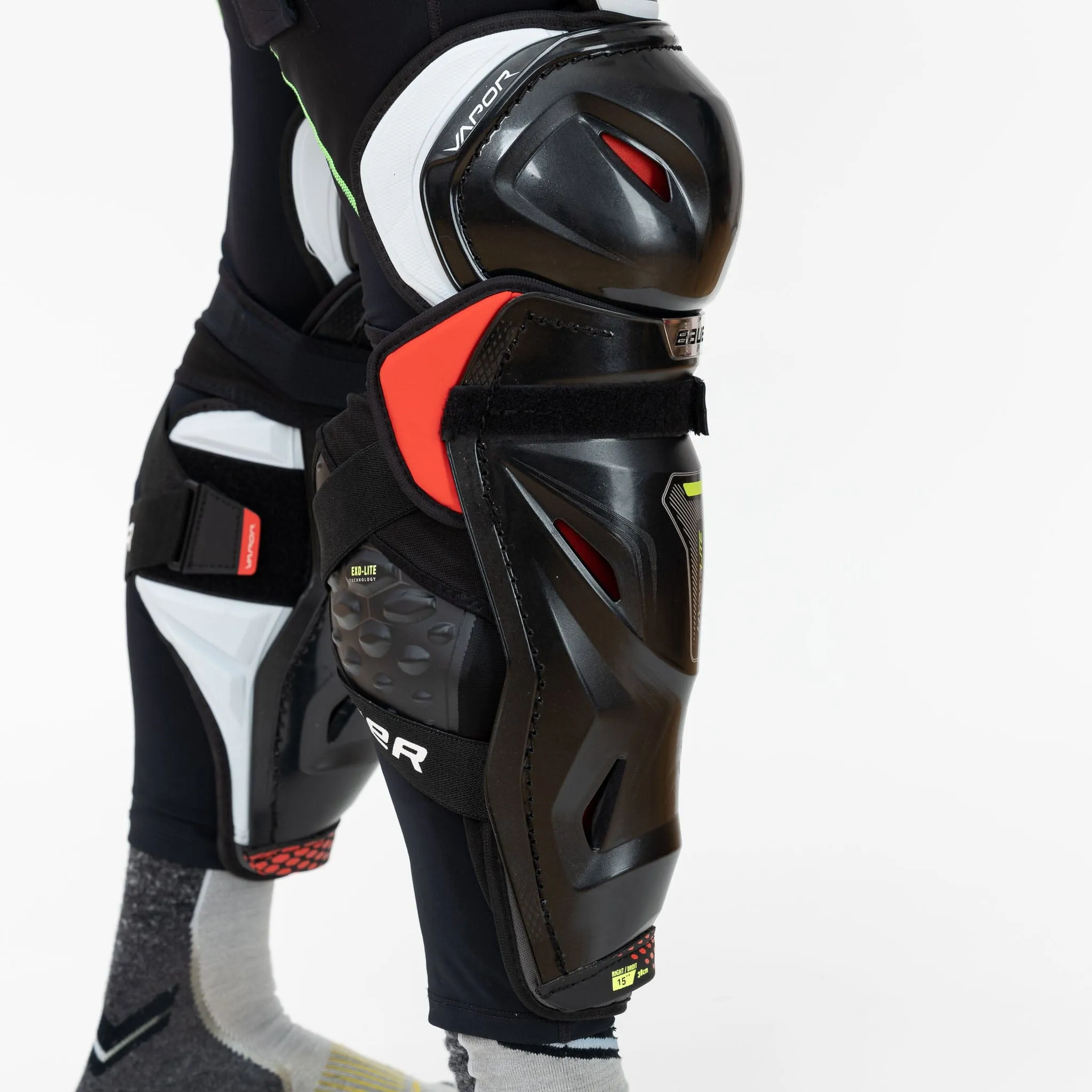 Bauer Vapor Hyperlite Intermediate Hockey Shin Guards