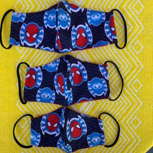 CLEARANCE Spiderman Face masks adult, tween and child