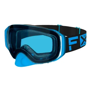 FXR 223107-4000-00 Ride X Spherical Snowmobile Goggle Magnetic-Connect Anti Fog Scratch