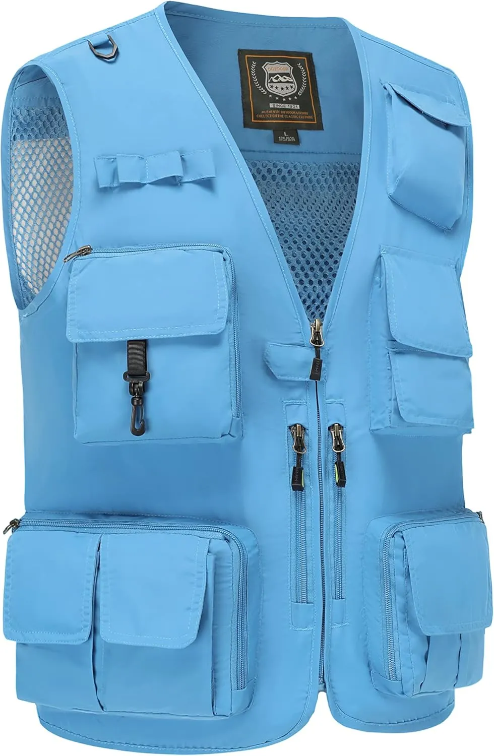 Hbufnha Fishing Vest Outdoor Work Vests Unisex Hunting Travel Photography Safari Multi Pockets