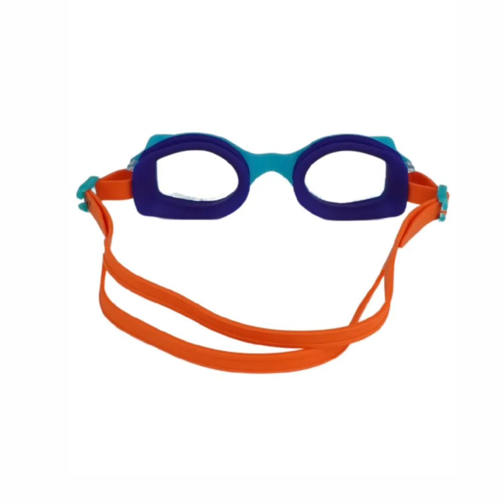 Junior Blue Orange Anti Fog UV Protection Leakproof Design Swim Goggles for Kids, 3 years - 8 years