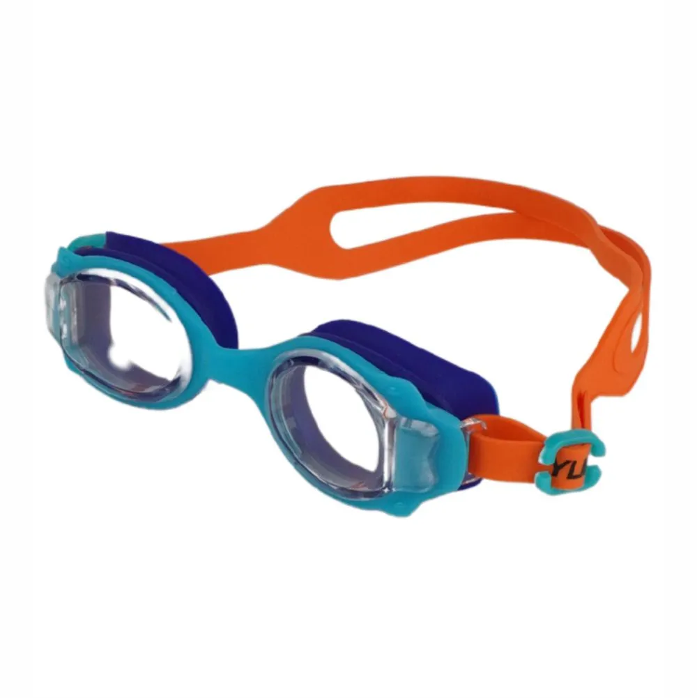 Junior Blue Orange Anti Fog UV Protection Leakproof Design Swim Goggles for Kids, 3 years - 8 years
