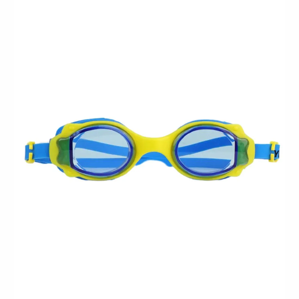 Junior Blue Yellow Anti Fog UV Protection Leakproof Design Swim Goggles for Kids, 3 years - 8 years