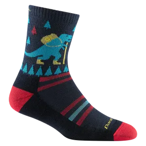 Kids' Ty-Ranger-Saurus Micro Crew Lightweight Hiking Sock