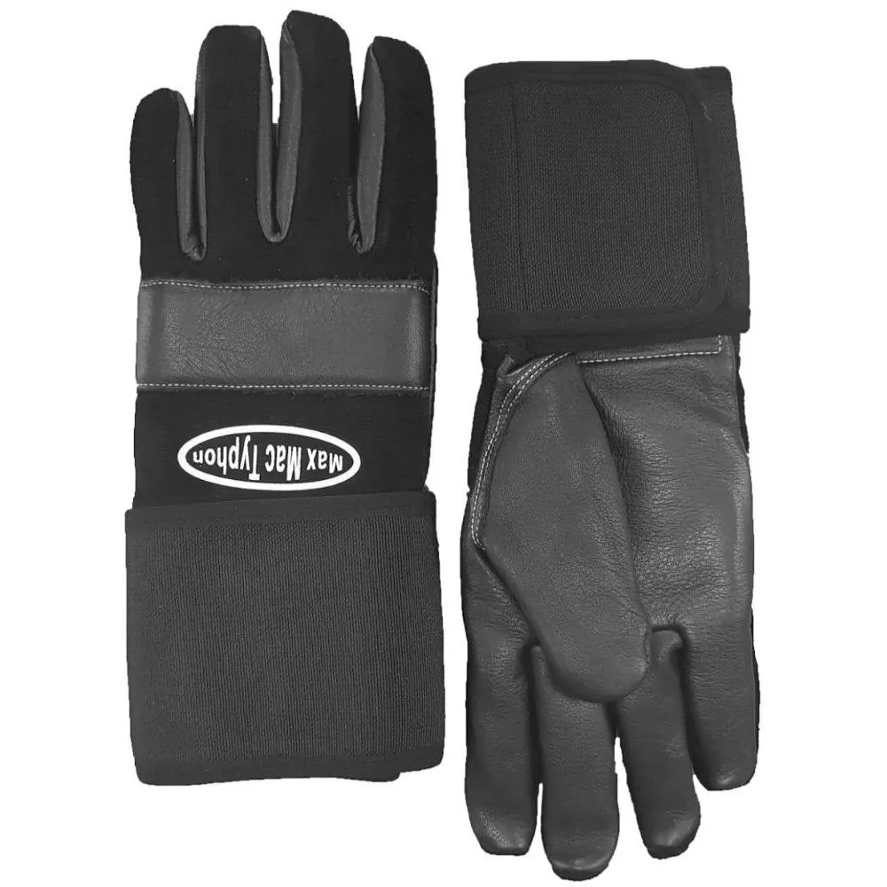 Maxmac Typhon leather vibration   cut resistant gloves Cut-Lv2