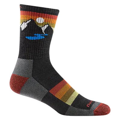 Men's Micro Crew Sunset Ridge Lightweight Hiking Socks