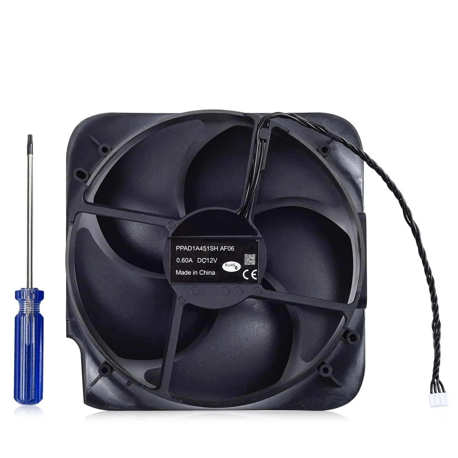 Replacement Xbox Series X Internal Cooling Fan, Internal Cooler Fan Replacement for Xbox Series X with Screwdrivers & Thermal Paste