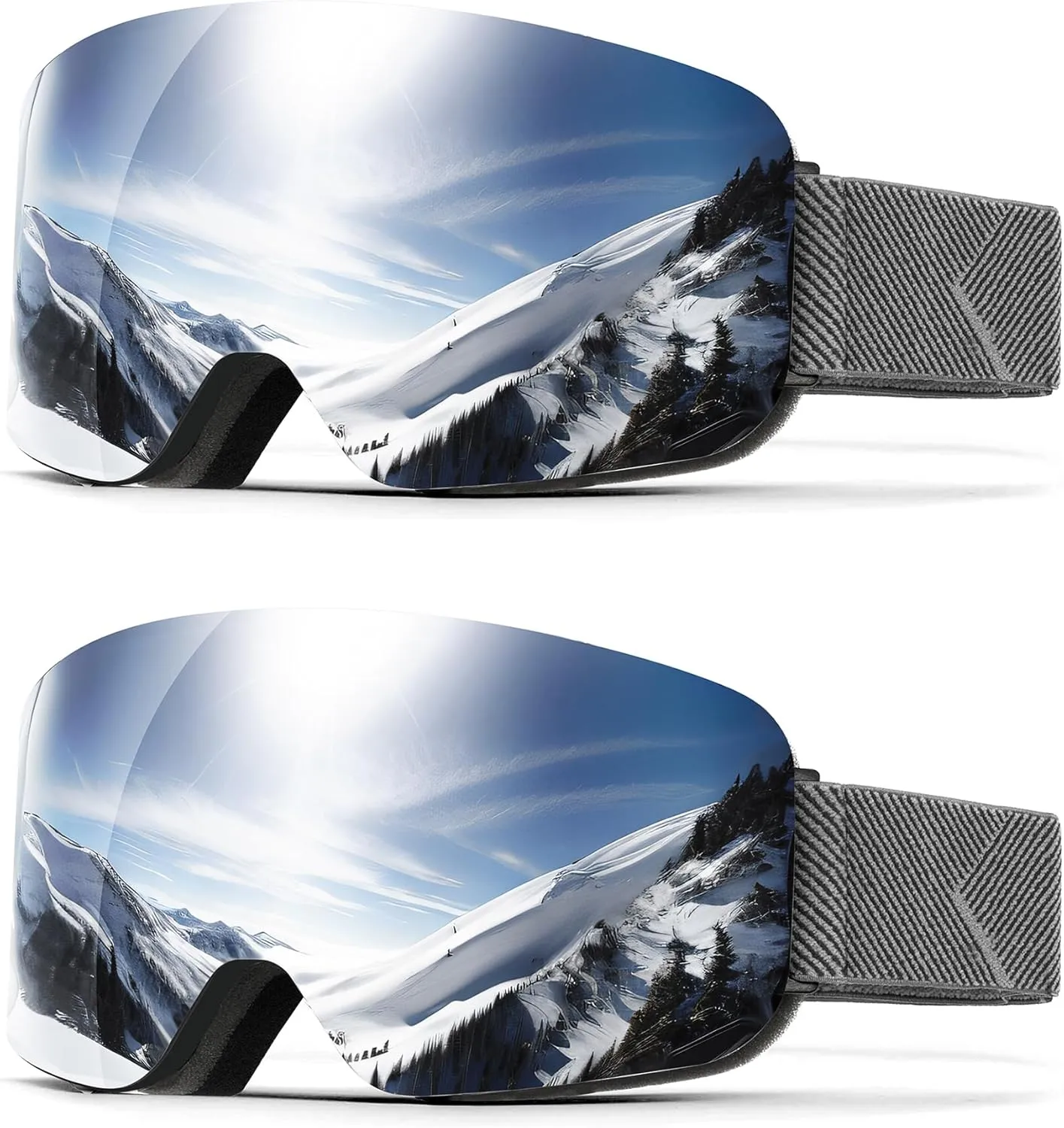 Ski Goggles for Men Women Snow Goggles Anti fog Snowboard Goggles with 100% UV Protection