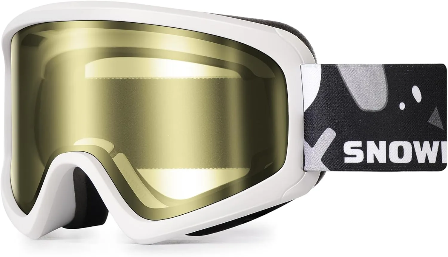SNOWER Kids Ski Goggles, Anti-Fog Snow Goggles with OTG Design, 100% UV Protection, HD Lens for Kids Boys Girls