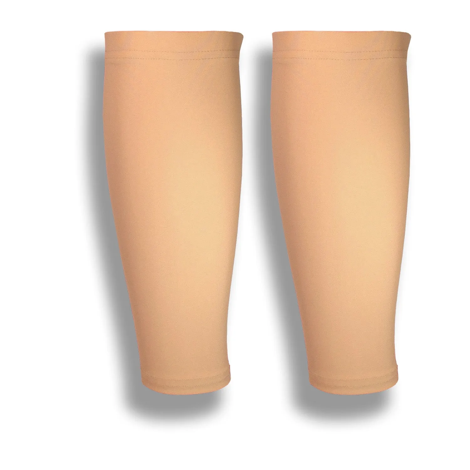 Suntan Skin Tone Calf Leg Sleeves for Thinning Skin