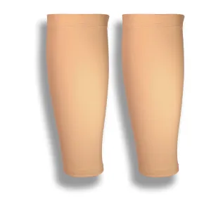 Suntan Skin Tone Calf Leg Sleeves for Thinning Skin