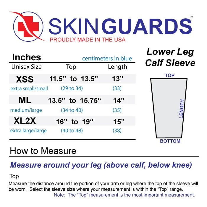 Suntan Skin Tone Calf Leg Sleeves for Thinning Skin