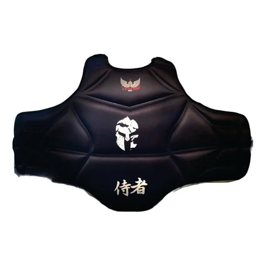 TAEKWONDO BOXING CHEST GUARD FOR SPARTAN MMA - BLACK