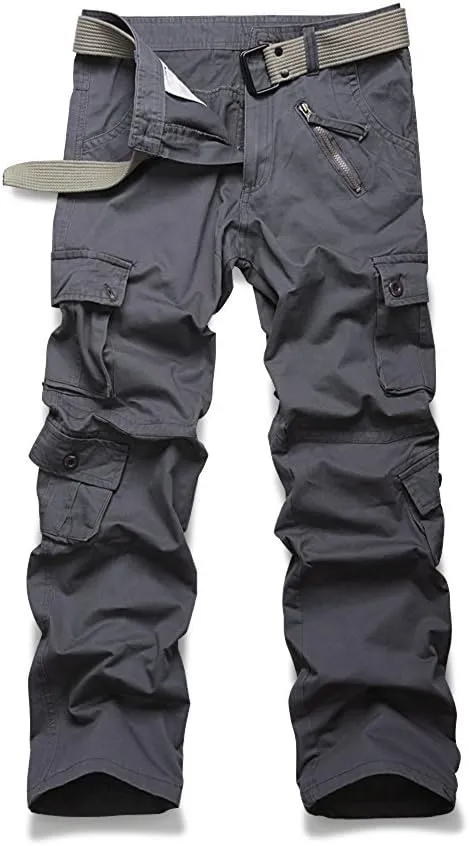 Women's Cotton Casual Military Army Cargo Combat Work Pants with 8 Pocket